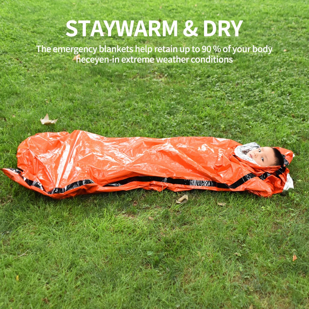 Portable Waterproof Outdoor Emergency Survival Sleeping Bag