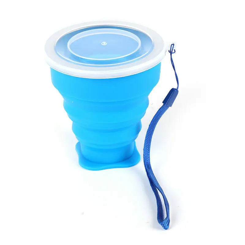 Tasse pliante rétractable en silicone portable