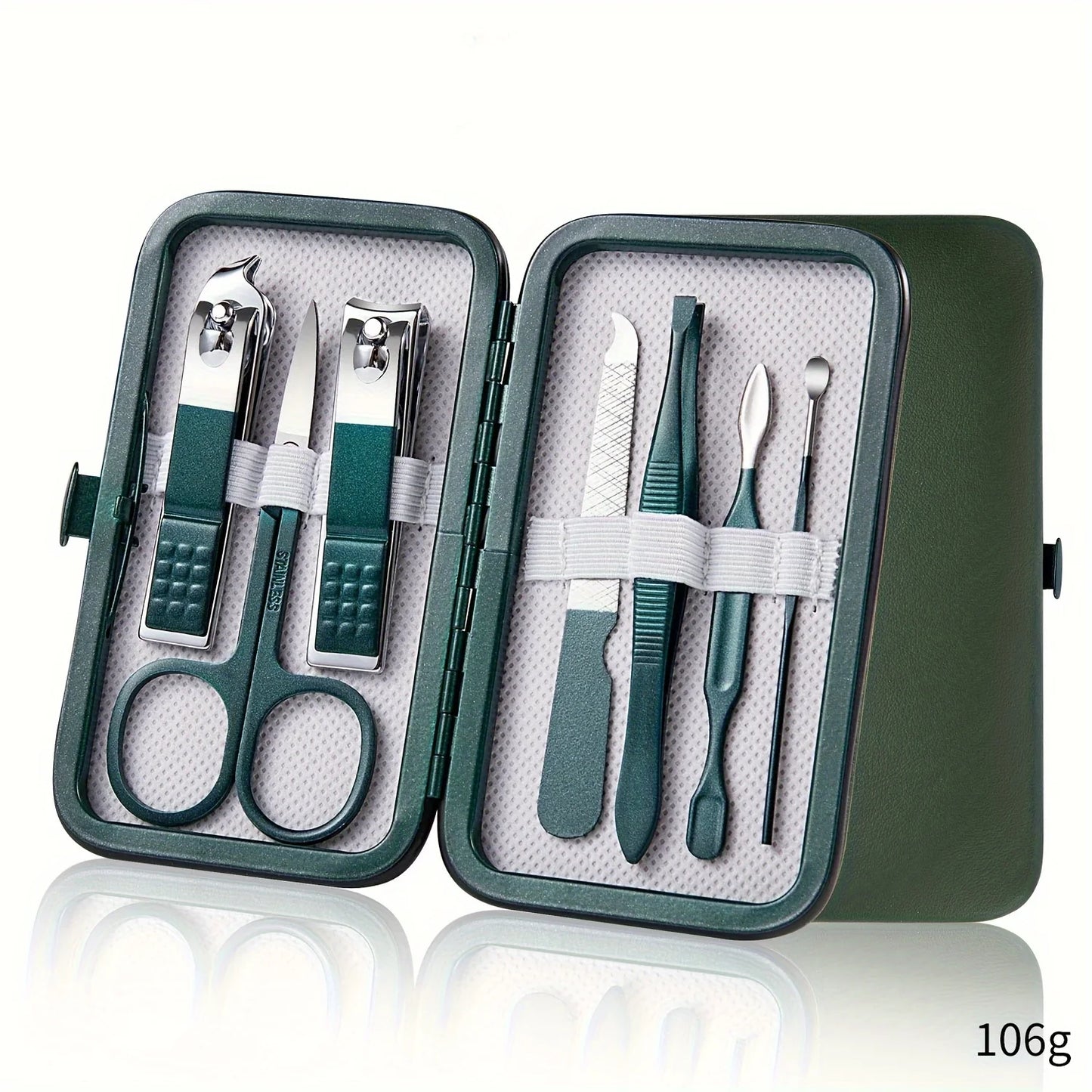 Kit de soins des ongles professionnel en acier inoxydable pour manucure et pédicure