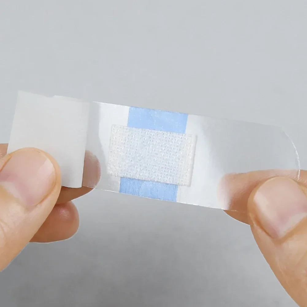 Pansement adhésif transparent pour plaies, bande antibactérienne médicale imperméable