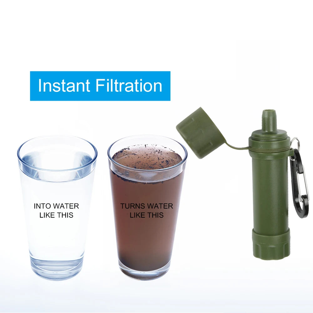 Filtration d'eau potable, purificateur d'urgence portable