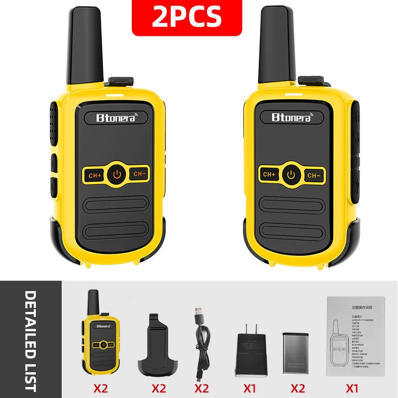 Mini Walkie Talkie Portable Two Way Radio Comunicador Long range