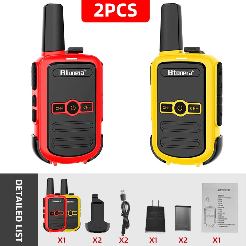 Mini Walkie Talkie Portable Two Way Radio Comunicador Long range