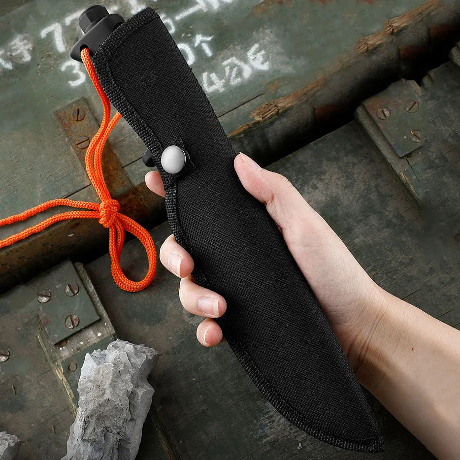 Outdoor straight knife Multifunctional tactical knife