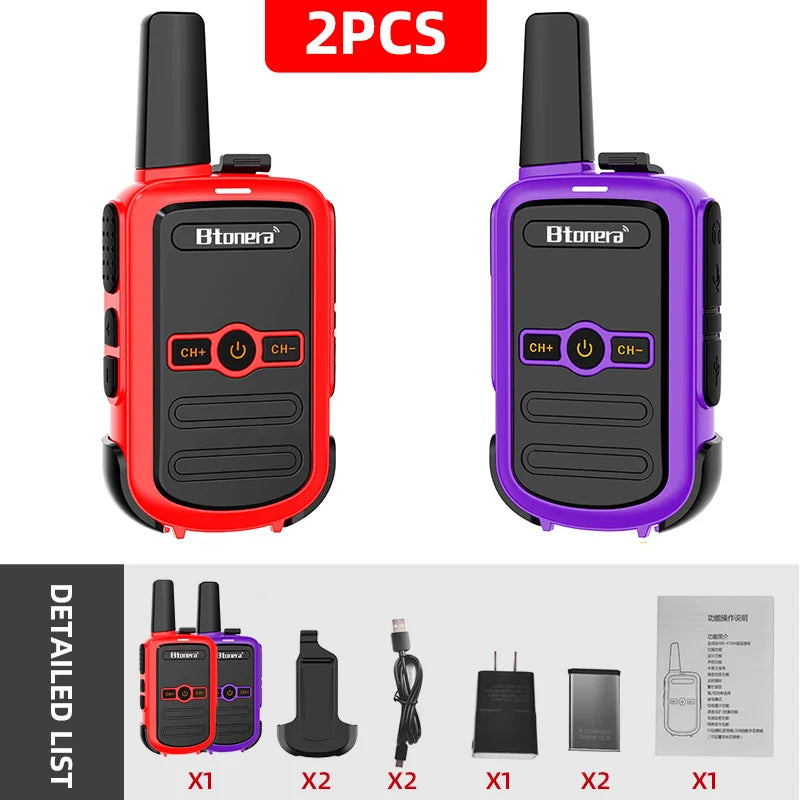 Mini Walkie Talkie Portable Two Way Radio Comunicador Long range