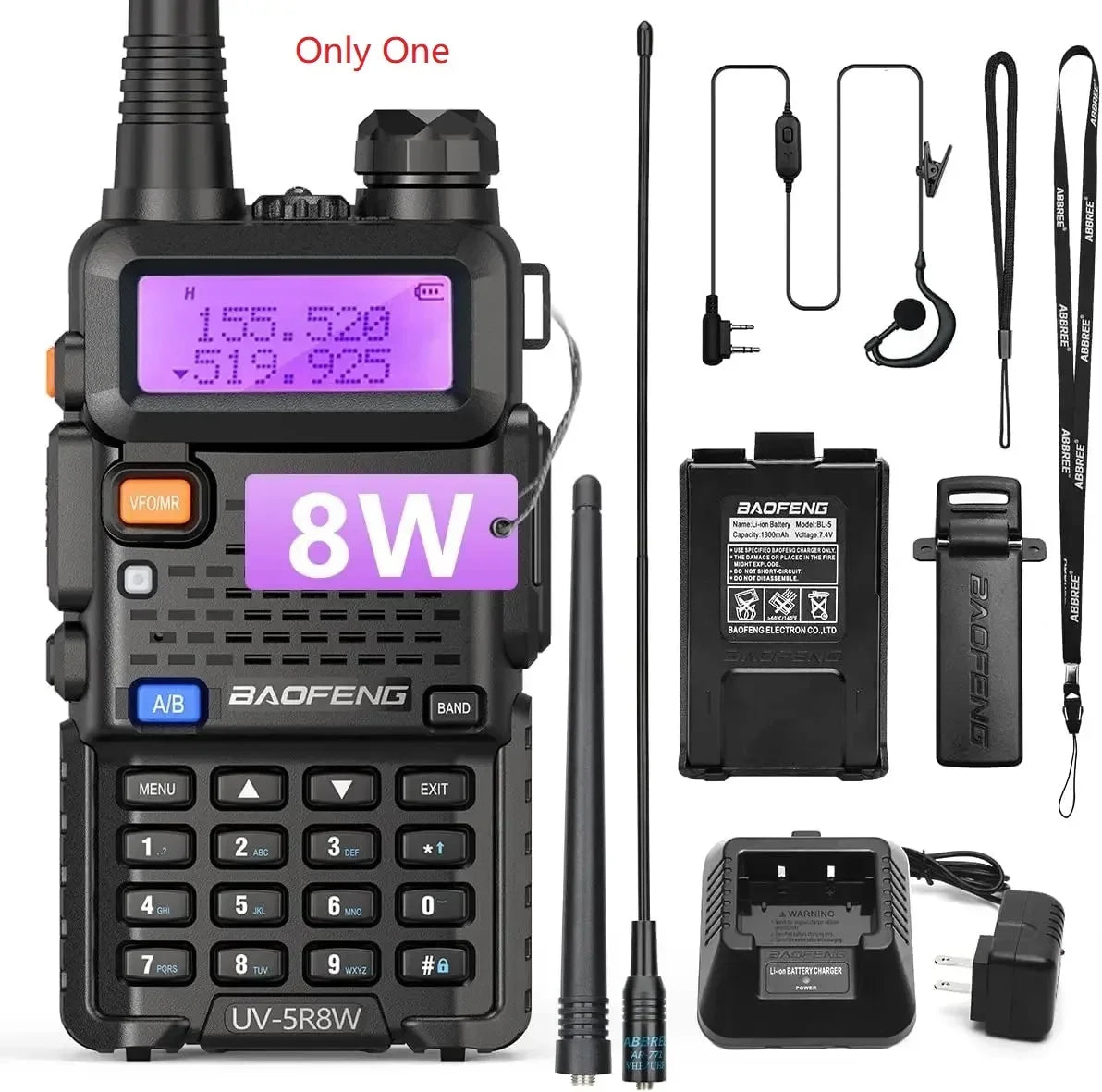 High Power Dual Band Long Range Walkie Talkie Two Way Radio