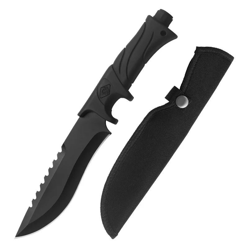 Outdoor straight knife Multifunctional tactical knife