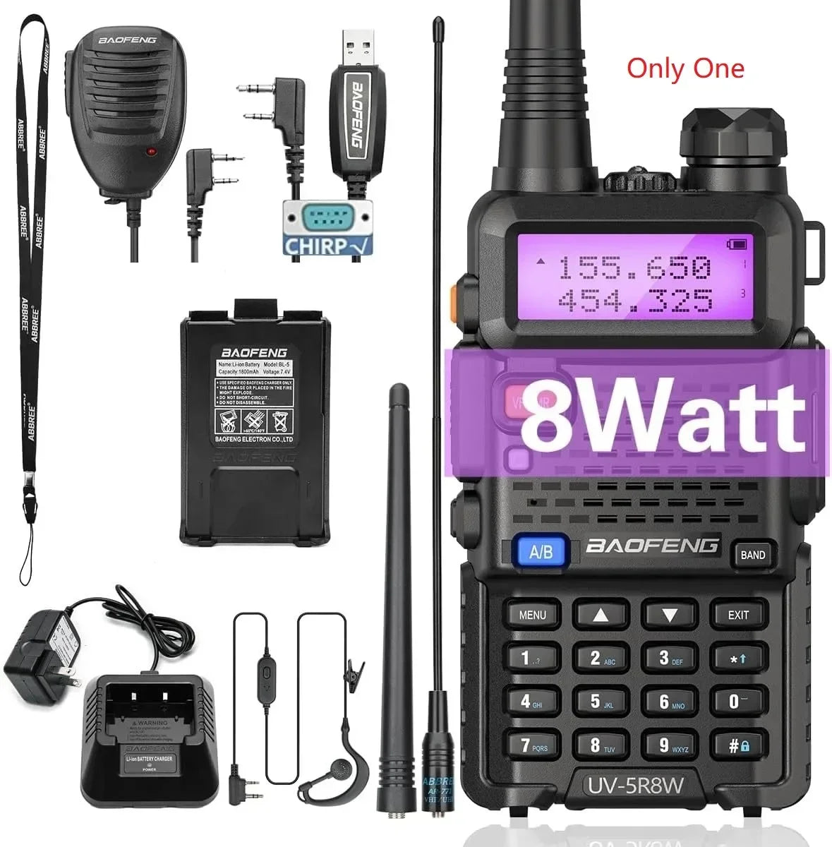 High Power Dual Band Long Range Walkie Talkie Two Way Radio