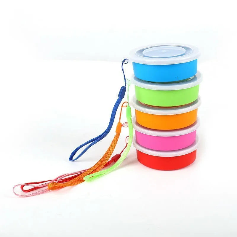 Tasse pliante rétractable en silicone portable