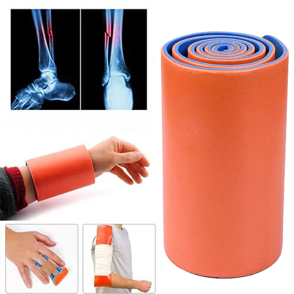 First Aid Aluminum Splint Roll Medical Survival Polymer for Fixation Bone Emergency Kit