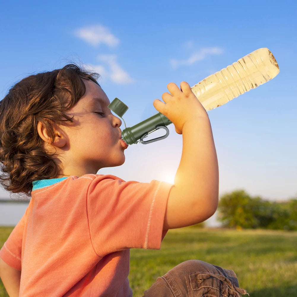 Filtration d'eau potable, purificateur d'urgence portable