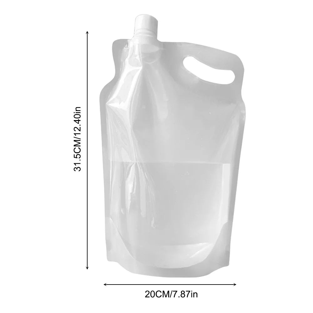 Sac d'eau potable pliable portable de 2 L