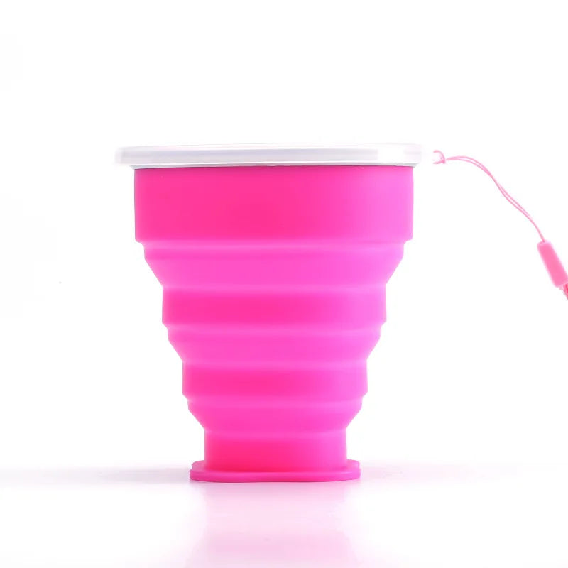 Tasse pliante rétractable en silicone portable