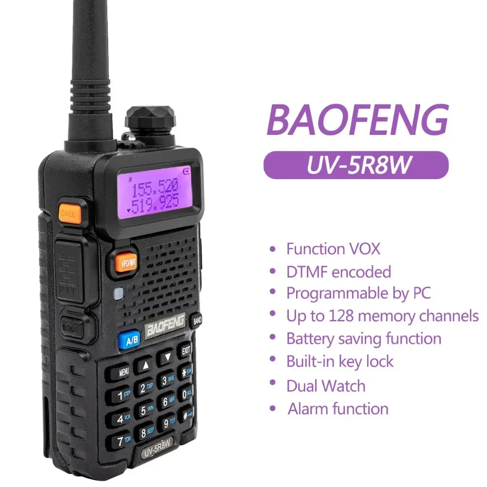 High Power Dual Band Long Range Walkie Talkie Two Way Radio