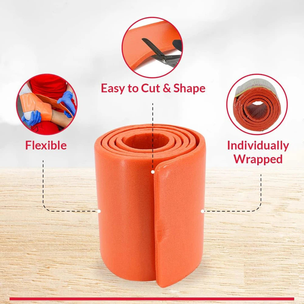 First Aid Aluminum Splint Roll Medical Survival Polymer for Fixation Bone Emergency Kit