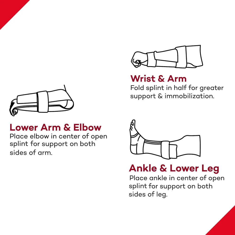 First Aid Aluminum Splint Roll Medical Survival Polymer for Fixation Bone Emergency Kit