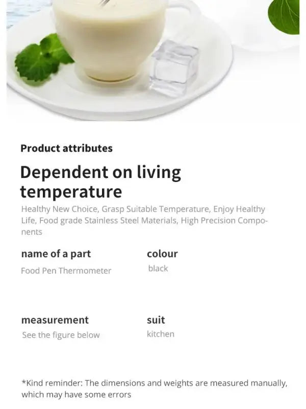 Thermomètre numérique de cuisson à sonde électronique