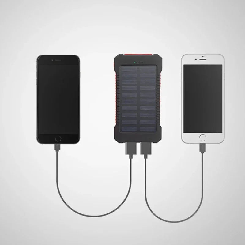 Batterie externe portable solaire de grande capacité de 50 000 à 200 000 mAh