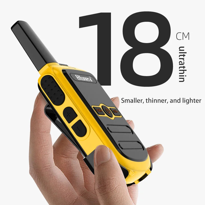 Mini Walkie Talkie Portable Two Way Radio Comunicador Long range